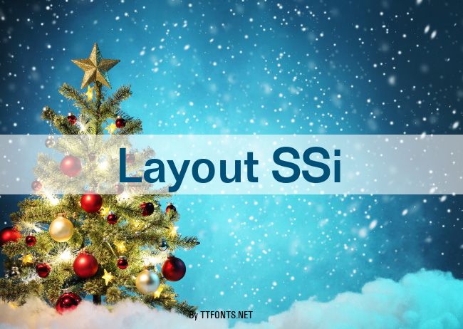 Layout SSi example
